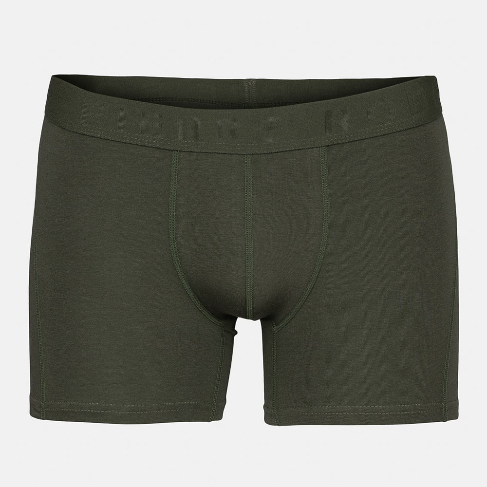 Kalsonger herr boxer ekologisk bomull, Army Green, hi-res